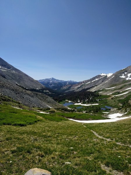 Looking south from Chalk Creek Pass.