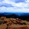 Looking SW from the Summit of Almagre South Mountain.