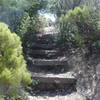 Heading up the Backbone Trail toward Sandstone Peak.