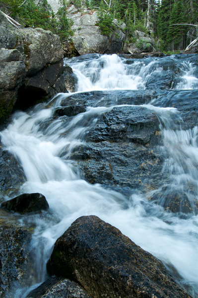 Falls along the East Lostine River.