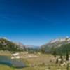 The East Eagle Trail passes by Upper Lake and a lovely alpine meadow.