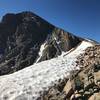 Looking up the ridge at Holy Cross