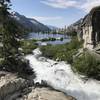 Outlet of Upper Canyon Creek Lake in Trinity Alps Wilderness