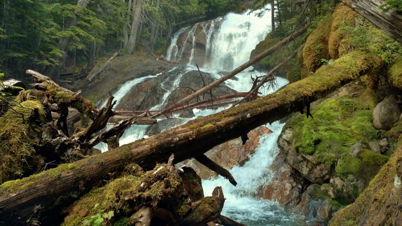 Waterfall at Skagit Queen Camp