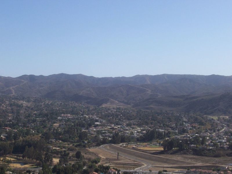 View of Simi Valley from Mt McCoy