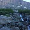 A view of Fremont Peak's West face, as seen from the upper Titcomb Lake