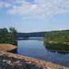 This is from the top of the dam.