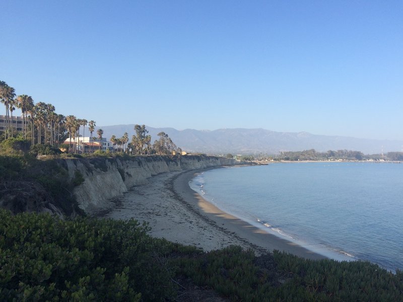 Down-coast view from UCSB.