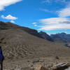 It can get rather windy up on Dawson Pass.