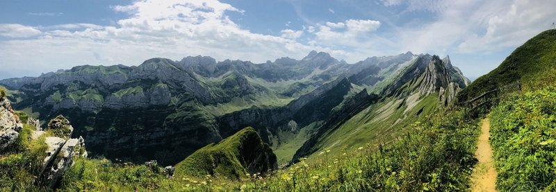 View from the Schäfler Restaurant