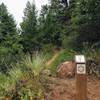 Spring Creek Trailhead. Connector trail.