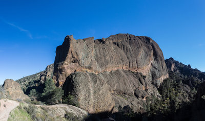 You can best see the impressive rock formations from Balconies Cliffs Trail
