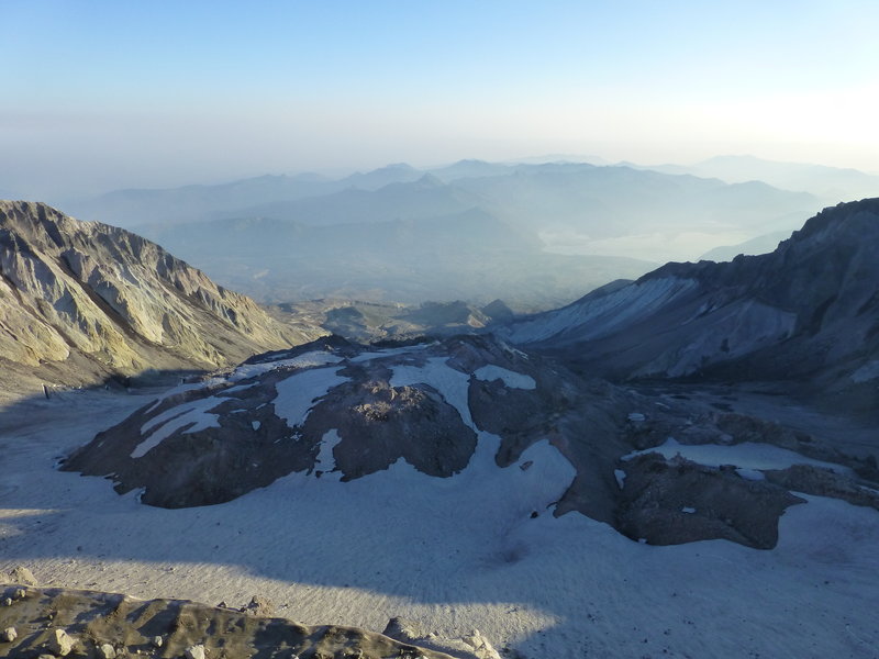 Looking north. On a clear day Mt. Rainier