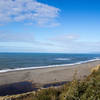 Ocean view from where Skunk Cabbage Trail reaches the beach