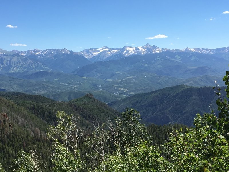 The views of the Elk Range make Arbaney Kittle Trail one of the most epic trails in Colorado!