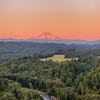 Mount Hood and the Sandy River valley from Jonsrud Viewpoint.