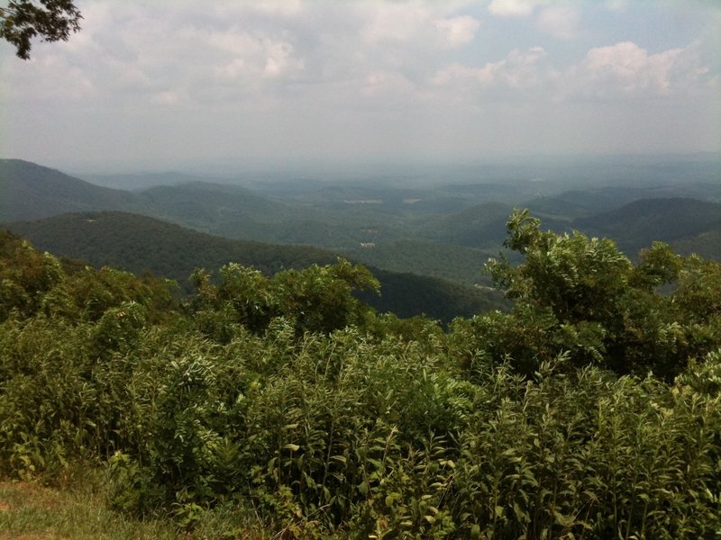 Views from the Rock Castle Gorge Trail.