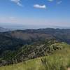 Topping out on White Horse Hill after hiking Three Rivers.