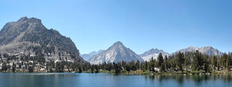 Bullfrog Lake and East Vidette.