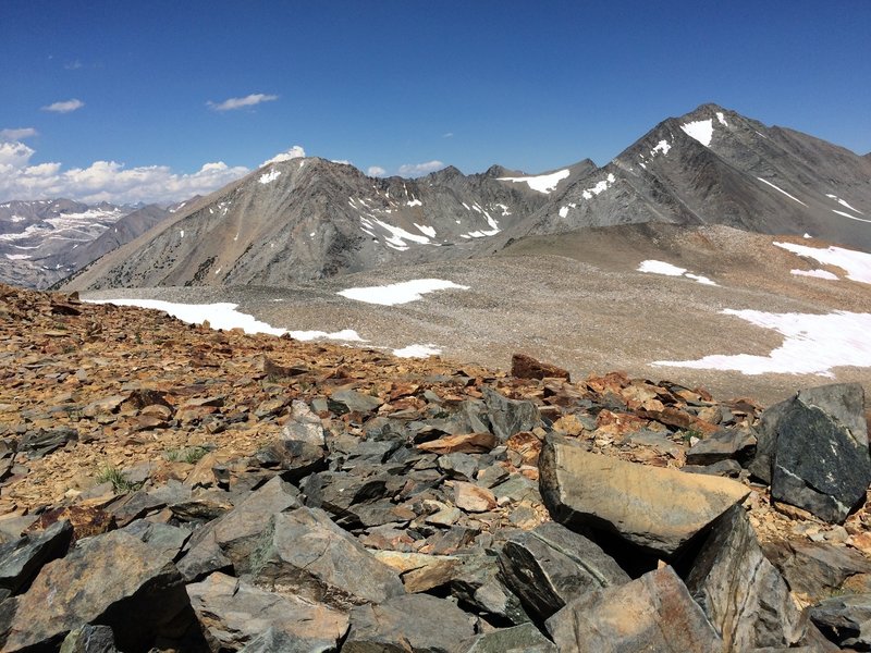 Top of Baxter Pass, looking northwest-ish.