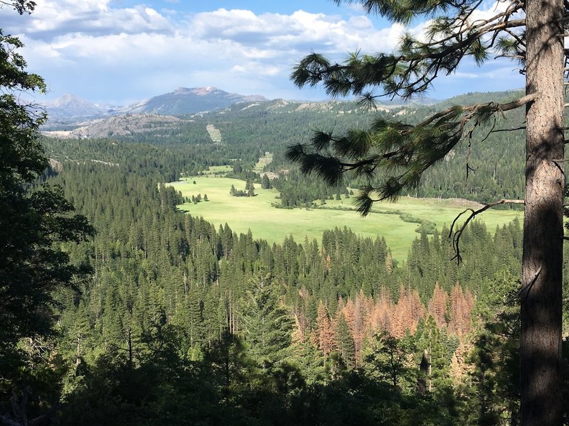 View of Bear Valley from small bench.