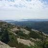 Up the East Cliff Trail almost to the summit of Pemetic Mountain.