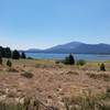 View of Lake Davis from trail.