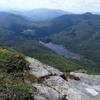 False summit, view of Lake Colden