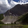 Mountain view at Running Rain Lake