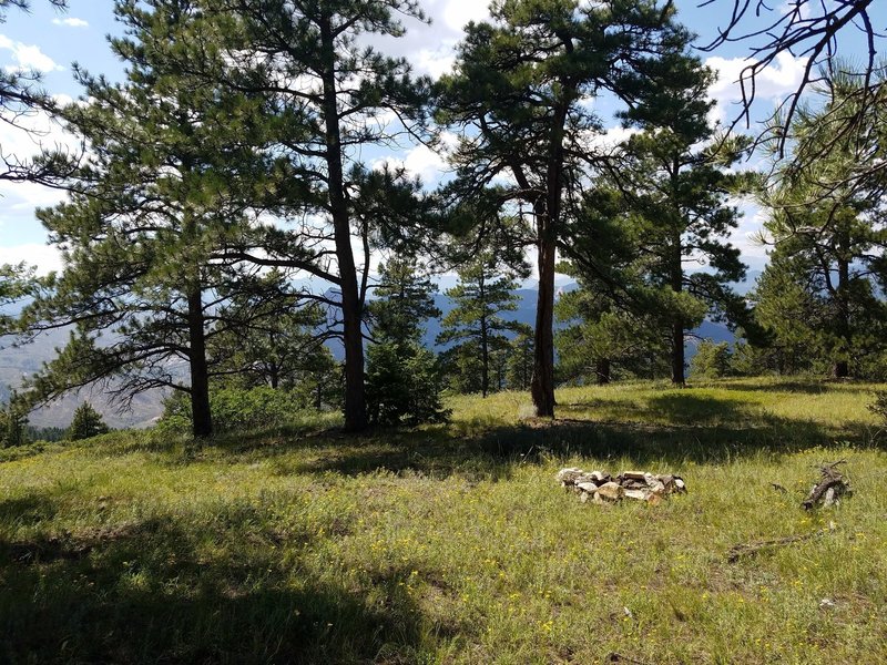 Campsite at the end of the trail