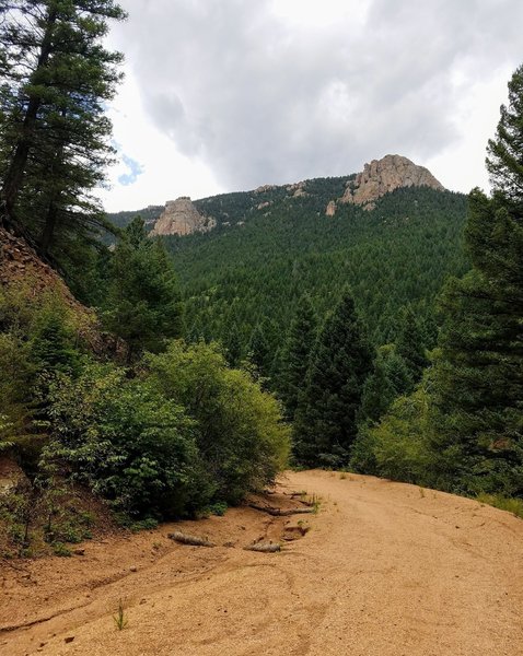 View of Tenney Crags from High Drive.