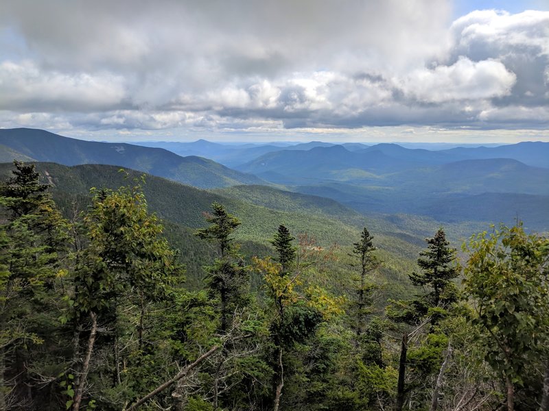 From the viewpoint of the South Hancock summit.