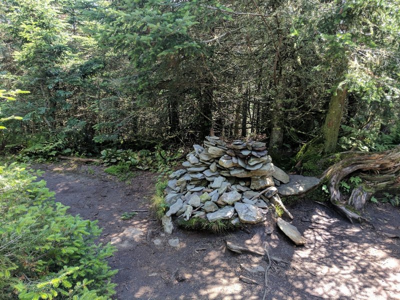 Summit cairn for Mount Waumbek