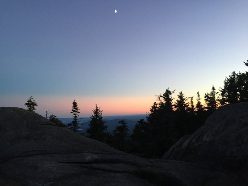 Moonrise on Whiteface