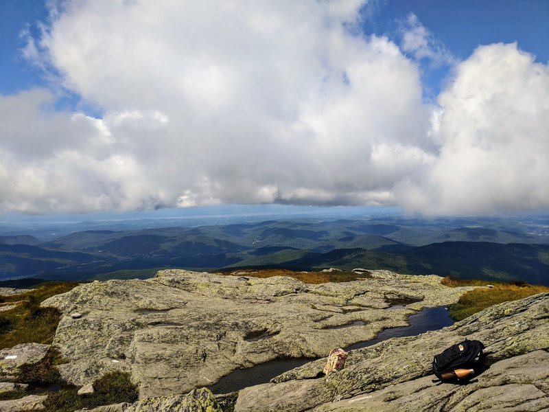 A view from the peak of Camel's Hump