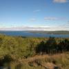 View of Lake Charlevoix from the top. This is what makes the climb worth it!