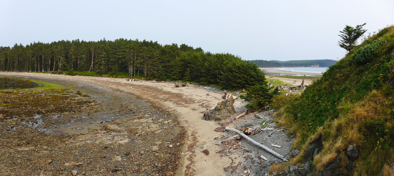 The north side of Sand Point (the rocky side)