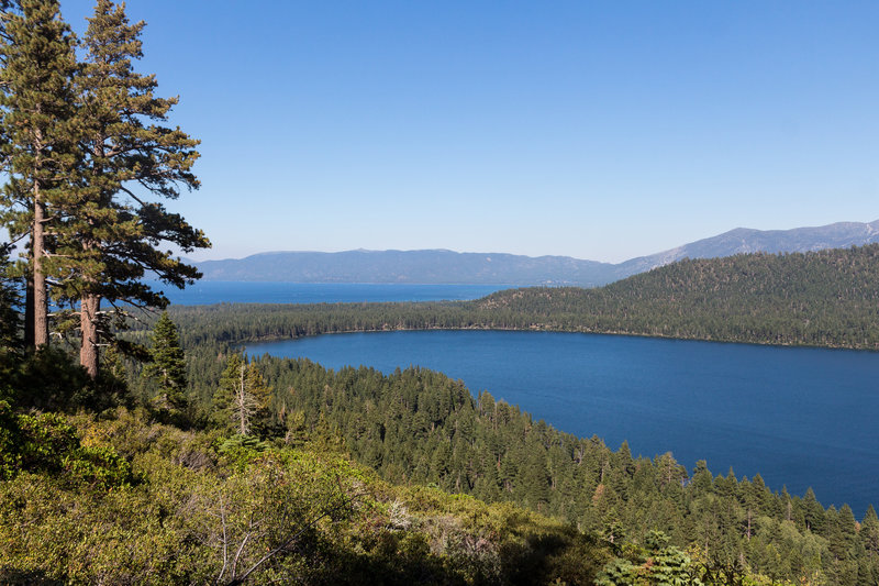 Fallen Leaf Lake on a sunny summer day.