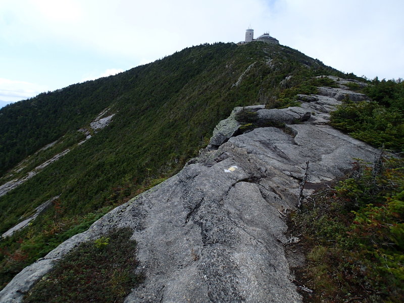 Exposed summit ridge