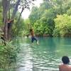 Zilker Park finger of Barton Creek...between the spring and the Barton Springs Rd bridge...always a great free swimming hole !