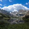 A view of beautiful Lake Isabelle