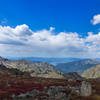 Views atop Pawnee Pass, looking towards Lake Granby.