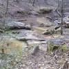 last creek crossing heading back to parking