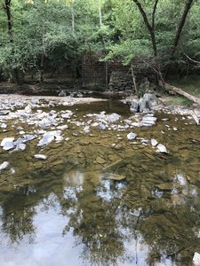 View of the old Pump Station from across the river