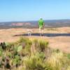 Up on the summit.... just after a rain ...little dog paw dipping pools form