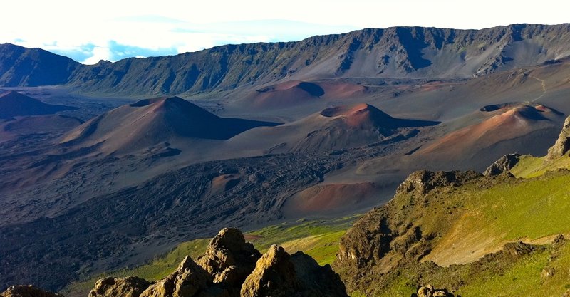 Just after sunrise on Haleakala...