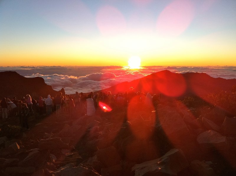 Sunrise on Haleakala... worth the early dawn trek for sure :)