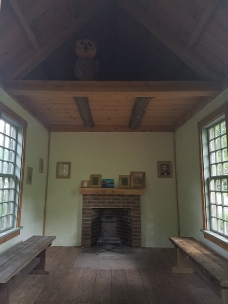 Replica of Thoreau's "Walden" cabin