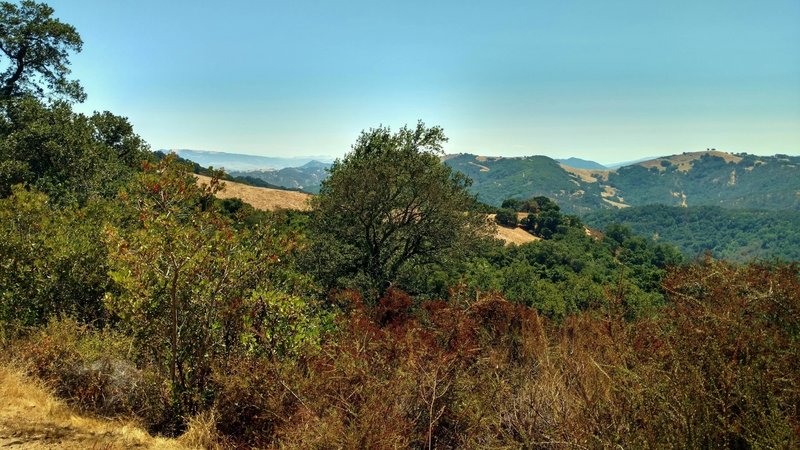 Countryside looking south from high on Catamount Trail