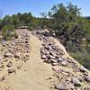 Occasional sections follow along the rim.